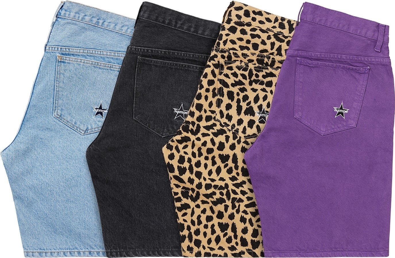 Washed Denim Short